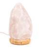 Φωτιστικό Λάμπα από Άλατα Ιμαλαΐων Λευκή USB 1900gr - 16cm Φωτιστικά από Άλατα Ιμαλαϊων