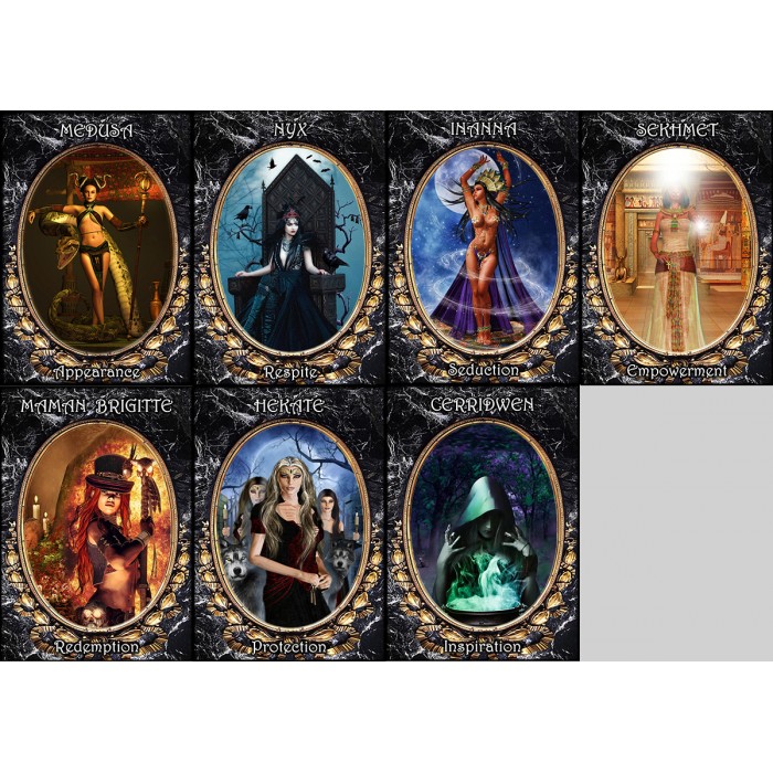 Dark Goddess Oracle Cards - Σκοτεινές Θεότητες Κάρτες Μαντείας