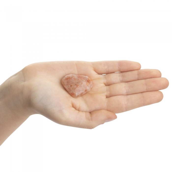 Ημιπολυτιμος Λιθος - Καρδιά Ηλιόλιθου 2.5-3cm (Sunstone) Καρδιές