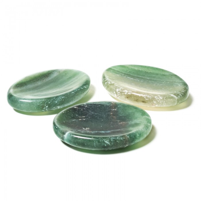 Ημιπολυτιμοι λιθοι - Palm Stone - Αβεντουρίνη (Aventurine) Πέτρες παλάμης (Palm Stones)