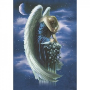 Άγγελος σε Βάθρο (Ευχετήρια κάρτα)