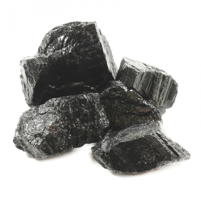 Ημιπολυτιμοι λιθοι - Μαύρη Τουρμαλίνη ακατέργαστα κομμάτια 3-5cm - Tourmaline Ακατέργαστοι λίθοι