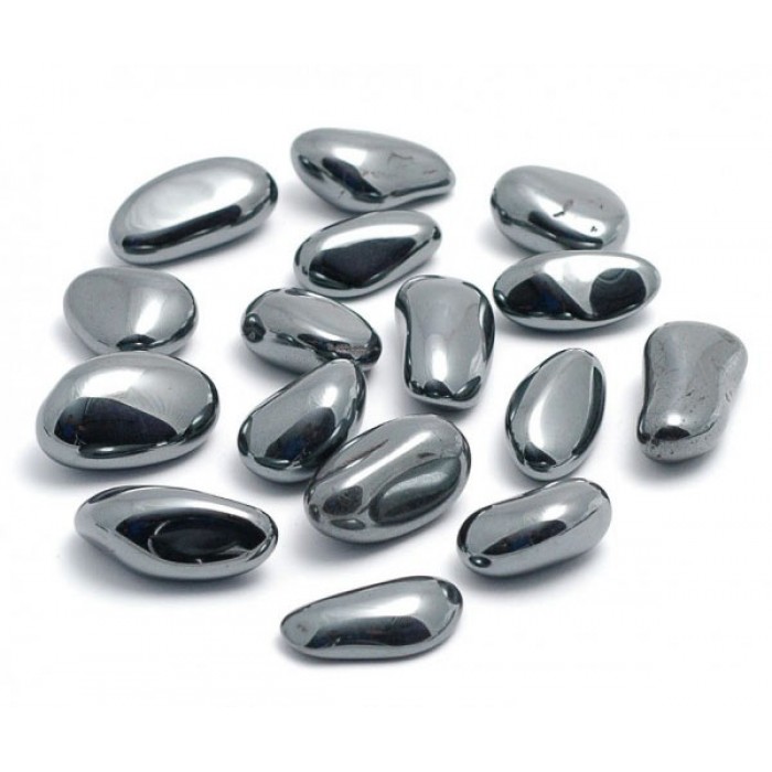 Ημιπολυτιμοι λιθοι - Αιματίτης - Hematite (Βραζιλία) 2-3cm Βότσαλα - Πέτρες (Tumblestones)