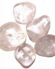 Ημιπολυτιμοι λιθοι - Κρύσταλλος χαλαζία - Rock Quartz Crystal Βότσαλα - Πέτρες (Tumblestones)