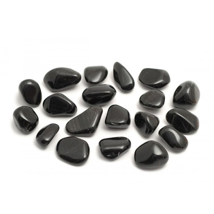 Μαύρος Οψιδιανός - Obsidian Black Βότσαλα - Πέτρες (Tumblestones)
