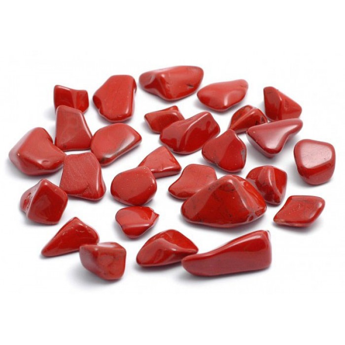 Ημιπολυτιμοι λιθοι - Ίασπις κόκκινος - Red Jasper Βότσαλα - Πέτρες (Tumblestones)