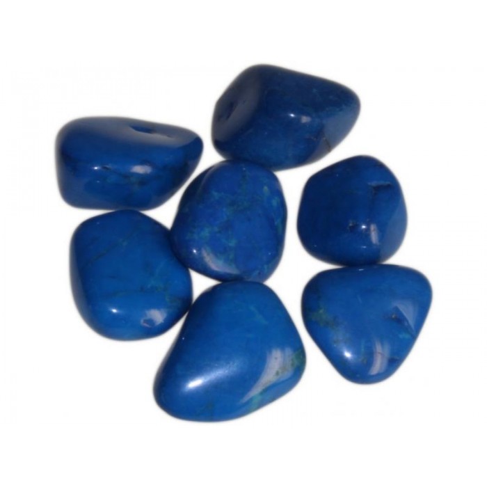 Μπλε Χαουλίτης - Blue Howlite Βότσαλα - Πέτρες (Tumblestones)