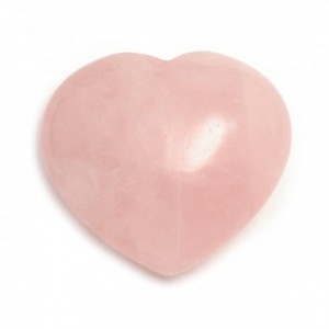 Καρδιά Ροζ Χαλαζία 2.5cm