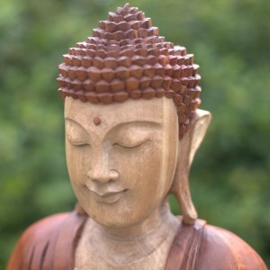 Ξύλινος Βούδας Άγαλμα 30cm (χειροποίητος)