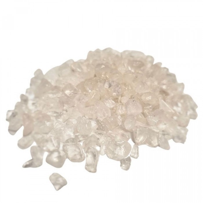 Ημιπολυτιμος Λιθος - Chip Κρύσταλλου Χαλαζία 100gr (Clear Quartz) Βότσαλα - Πέτρες (Tumblestones)