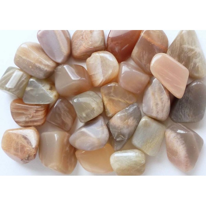 Φεγγαρόπετρα - Moonstone 2-3cm Βότσαλα - Πέτρες (Tumblestones)