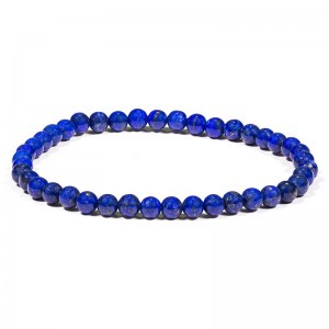 Βραχιόλι Λάπις Λάζουλι στρογγυλό - Lapis Lazuli
