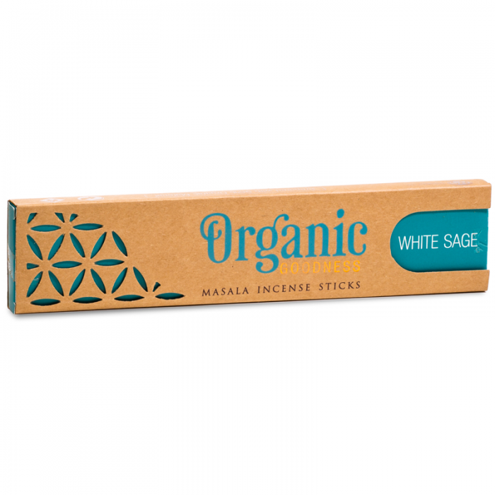 Αρωματικα στικ - Organic Goodness Masala White Sage - Λευκό Φασκόμηλο Βιολογικά (στικ) Αρωματικά στικ