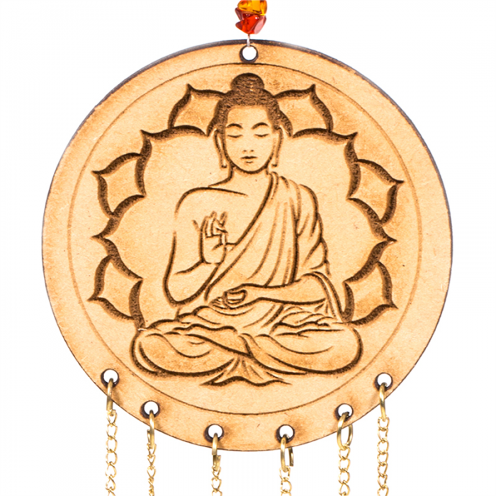 Ξύλινο Κρεμαστό Βούδας Βουδιστικά - Ινδουιστικά