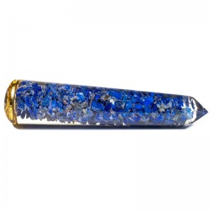 Ράβδος Μασάζ Οργονίτη Λάπις Λάζουλι Ajna (Lapis Lazuli)