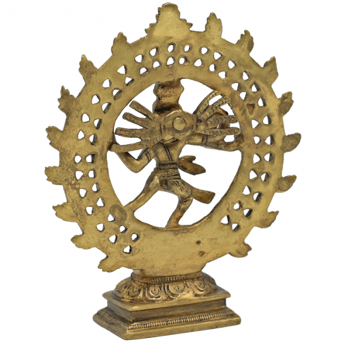 Αγαλματίδιο Σίβα - Shiva Nataraja 15cm (διπλός κύκλος) Βουδιστικά - Ινδουιστικά