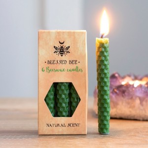 Μελισσοκέρι Σπαρματσέτο Πράσινο Μίνι - Spell Candle (6τεμ)