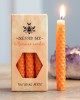 Μελισσοκέρι Σπαρματσέτο Πορτοκαλί Μίνι - Spell Candle (6τεμ) Κεριά Σπαρματσέτα
