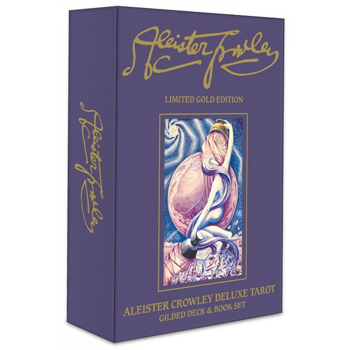 Καρτες Ταρω - Aleister Crowley Deluxe Tarot: Gilded Deck & Book Set 