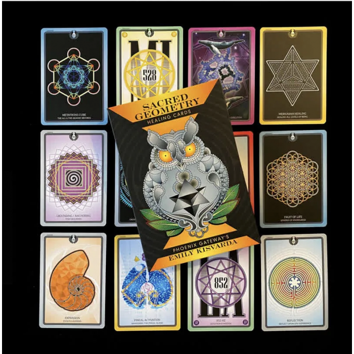 Sacred Geometry Healing Cards Κάρτες Μαντείας
