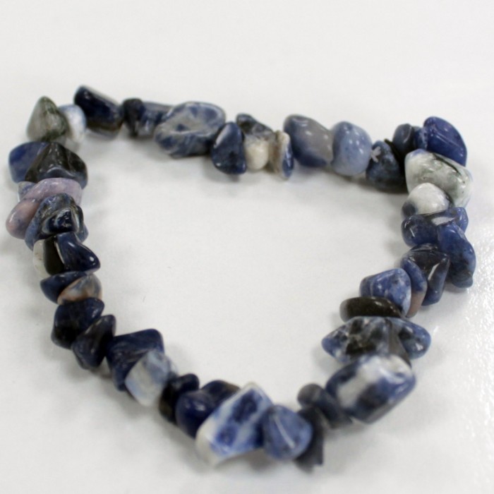 Ημιπολυτιμοι λιθοι - Βραχιόλι από Σοδαλίτη - Sodalite Bracelet Κοσμήματα λίθων - Βραχιόλια
