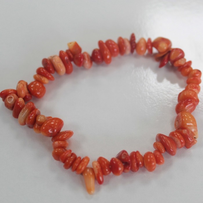 Ημιπολυτιμοι λιθοι - Βραχιόλι από Κοράλλι - Coralite Bracelet Κοσμήματα λίθων - Βραχιόλια