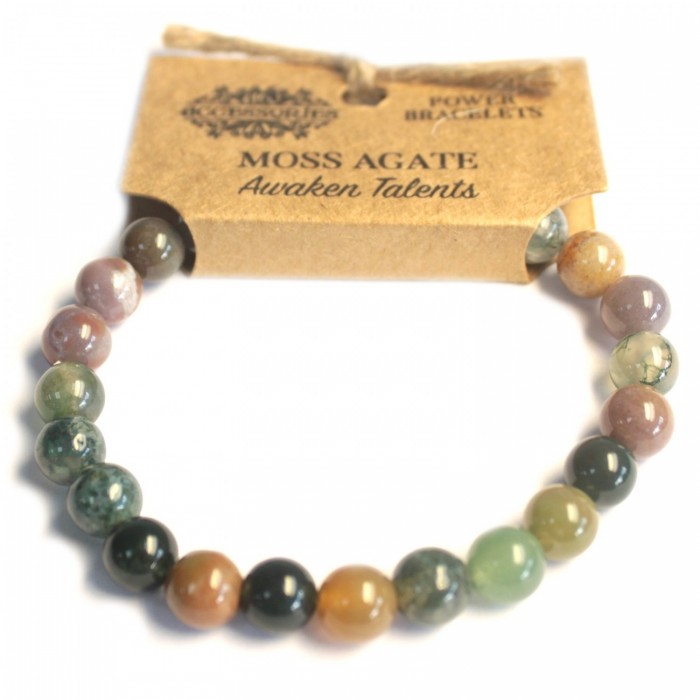 Βραχιόλι από Αχάτη στρογγυλό - Agate Bracelet Κοσμήματα λίθων - Βραχιόλια