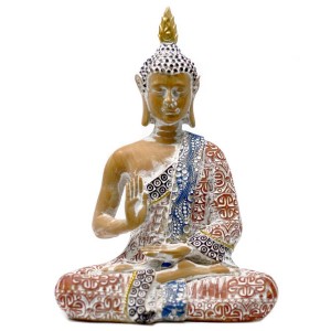 Βούδας Άγαλμα Προστασία Τερακότα 26cm