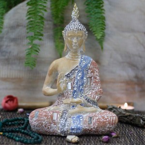 Βούδας Άγαλμα Προστασία Τερακότα 26cm