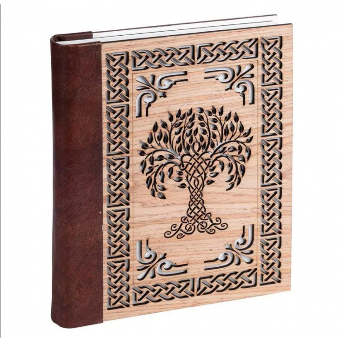 Σημειωματάριο Δέντρο της Ζωής Δέρμα - Ξύλο Σημειωματάρια - Τετράδια