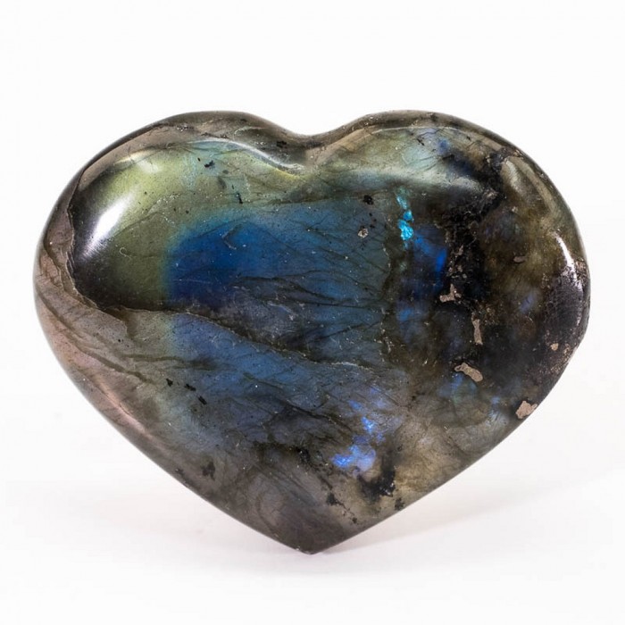 Ημιπολυτιμοι λιθοι - Καρδιά Λαμπραδορίτη 700gr - 12cm (Labradorite) Καρδιές