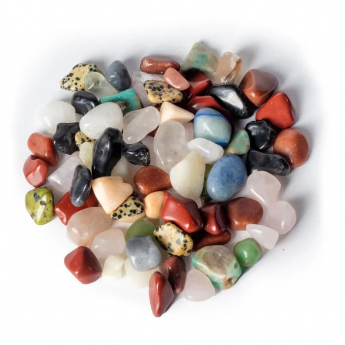Ημιπολυτιμοι λιθοι - Βότσαλα Λίθων mix 1-2cm 250gr Βότσαλα - Πέτρες (Tumblestones)