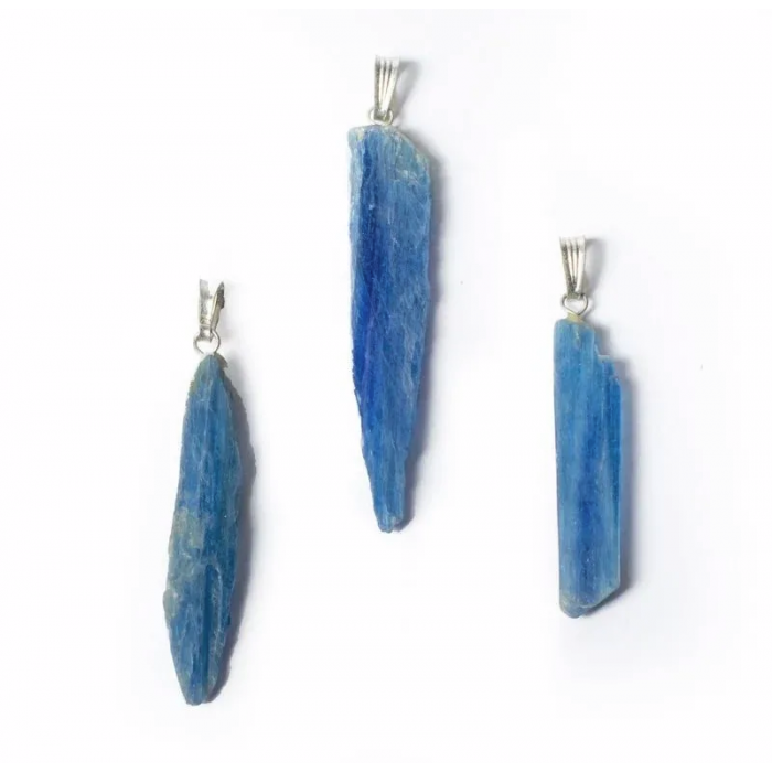 Μενταγιόν Μπλε Κυανίτη ακατέργαστο (Blue Kyanite) Μενταγιόν