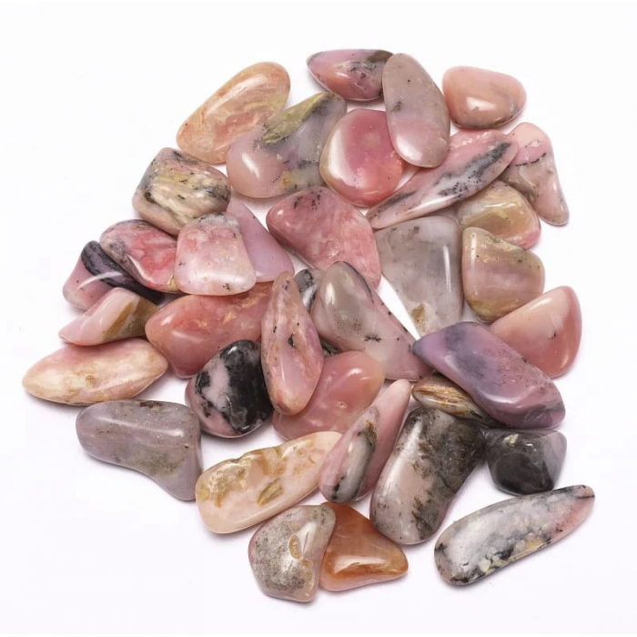 Ροζ Οπάλιο - Pink Opal 2-3cm Βότσαλα - Πέτρες (Tumblestones)