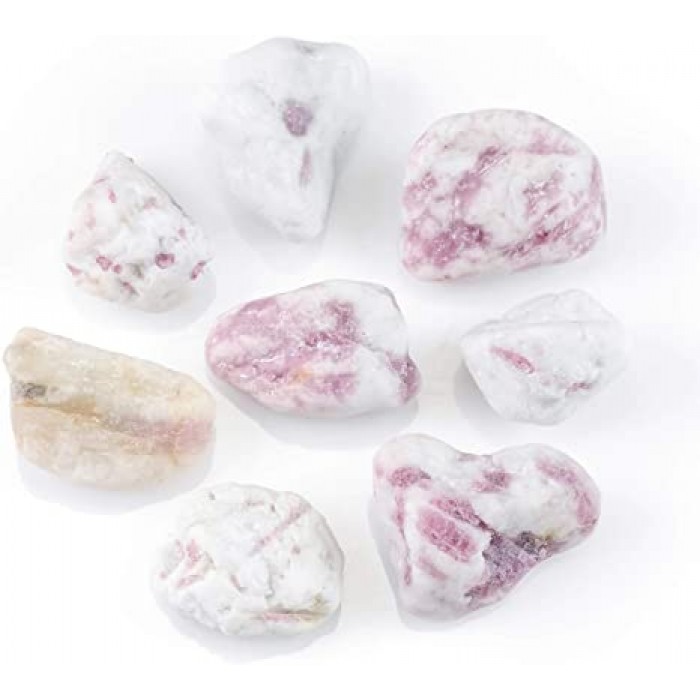 Ροζ Τουρμαλίνη Αγυάλιστη - Pink Tourmaline (λίθος) Βότσαλα - Πέτρες (Tumblestones)