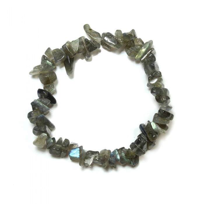 Βραχιόλι Λαμπραδορίτη - Labradorite (chip) Κοσμήματα λίθων - Βραχιόλια