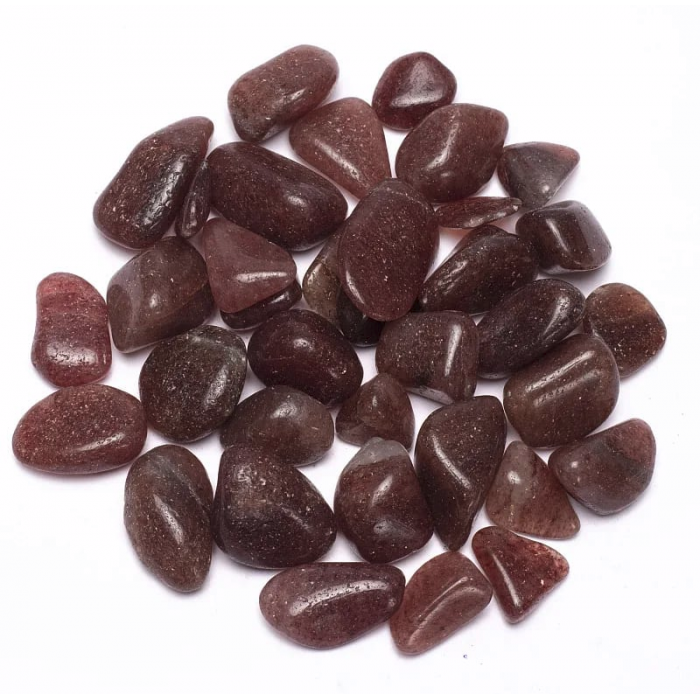 Ημιπολυτιμοι λιθοι - Κόκκινη Αβεντουρίνη - Red Aventurine Βότσαλα - Πέτρες (Tumblestones)