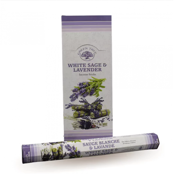 White Sage & Lavender - Λευκό Φασκόμηλο & Λεβάντα (στικ) GT Αρωματικά στικ